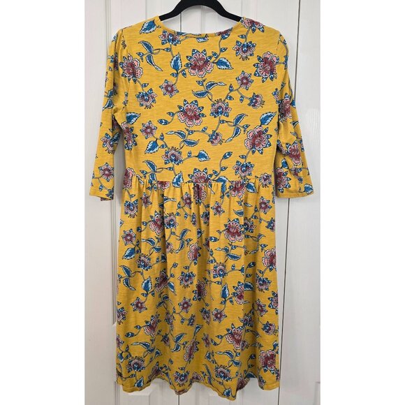 Matilda Jane Women's Floral Dress Yellow A Place in the Sun Pattern Size Medium - Picture 2 of 5
